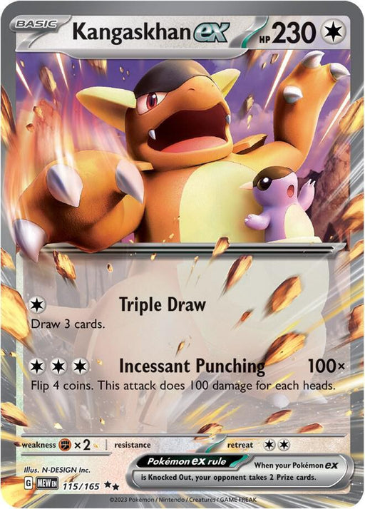 Kangaskhan ex (115/165) [Scarlet & Violet: 151] - for just $0.25! 