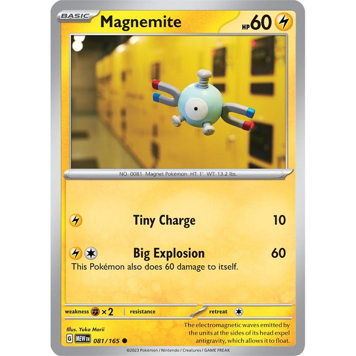 Magnemite (081/165) [Scarlet & Violet: 151] - Just $0.04! Shop now at Retro Gaming of Denver