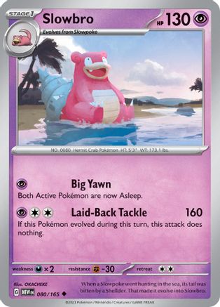 Slowbro 080/165 - SV Scarlet & Violet 151 - for just $0.10! 