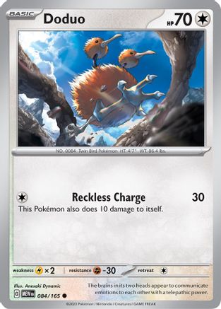 Doduo 084/165 - SV Scarlet & Violet 151 - for just $0.05! 