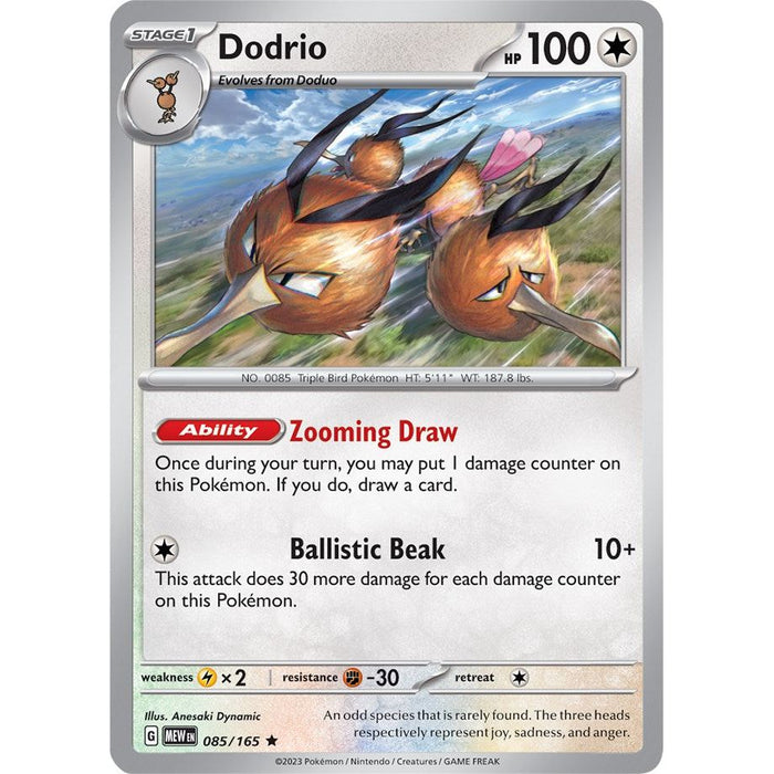 Dodrio (085/165) [Scarlet & Violet: 151] - Just $0.05! Shop now at Retro Gaming of Denver