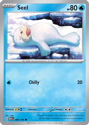 Seel 086/165 - SV Scarlet & Violet 151 - for just $0.03! 
