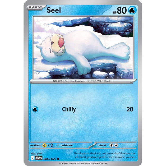 Seel (086/165) [Scarlet & Violet: 151] - Just $0.03! Shop now at Retro Gaming of Denver