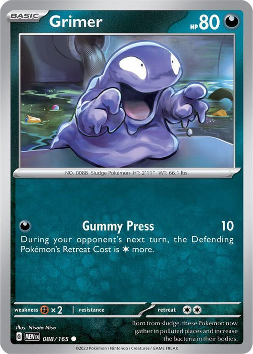 Grimer (088/165) [Scarlet & Violet: 151] - for just $0.10! 