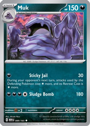 Muk 089/165 - SV Scarlet & Violet 151 - for just $0.05! 