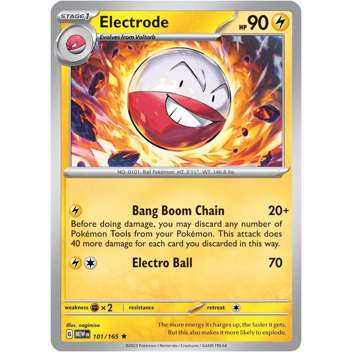 Electrode (101/165) [Scarlet & Violet: 151] - Just $0.05! Shop now at Retro Gaming of Denver