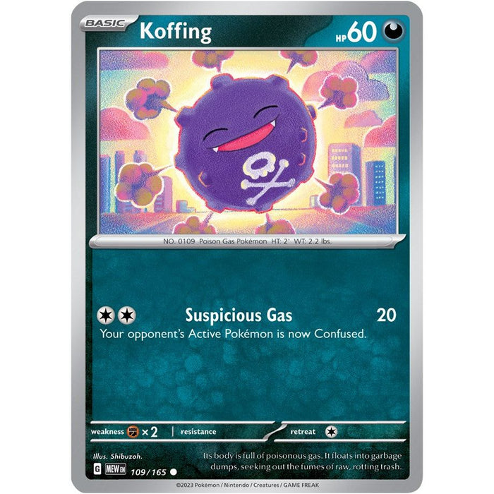 Koffing (109/165) [Scarlet & Violet: 151] - Just $0.10! Shop now at Retro Gaming of Denver