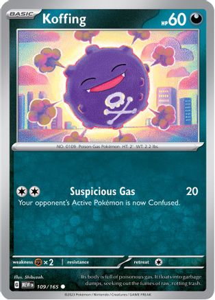 Koffing 109/165 - SV Scarlet & Violet 151 - for just $0.08! 