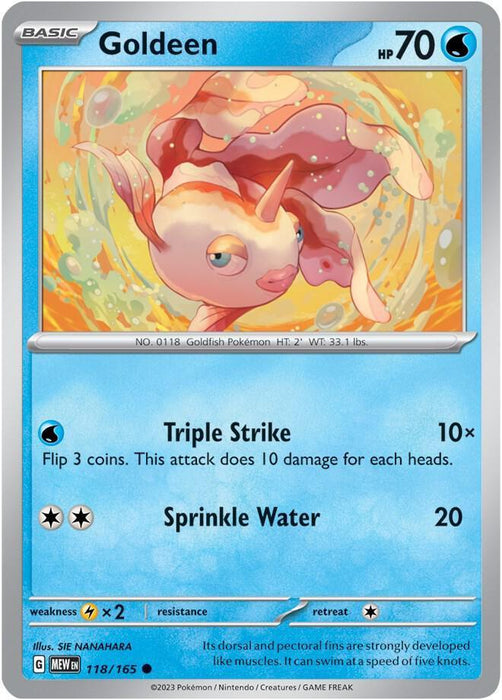 Goldeen (118/165) [Scarlet & Violet: 151] - for just $0.10! 