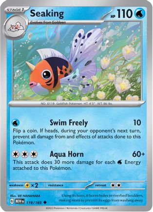 Seaking 119/165 - SV Scarlet & Violet 151 - for just $0.05! 