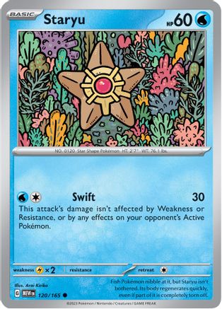 Staryu 120/165 - SV Scarlet & Violet 151 - for just $0.08! 