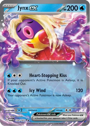 Jynx ex 124/165 - SV Scarlet & Violet 151 Holofoil - for just $0.40! 