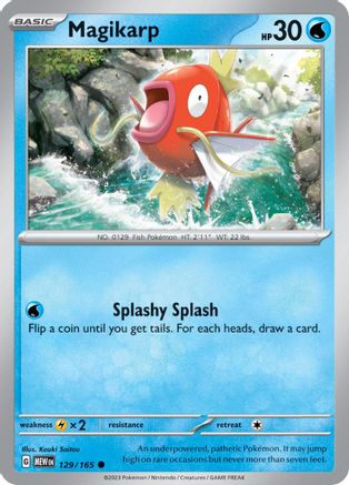 Magikarp 129/165 - SV Scarlet & Violet 151 - for just $0.03! 
