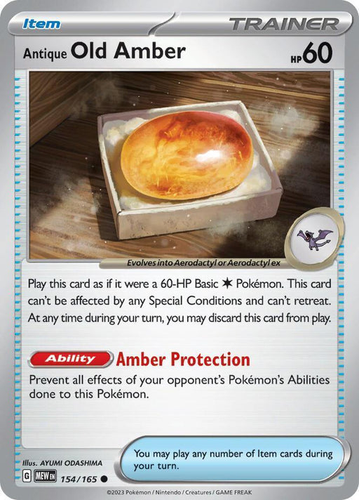 Antique Old Amber (154/165) [Scarlet & Violet: 151] - for just $0.10! 