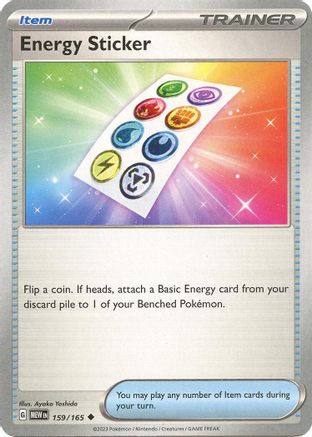 Energy Sticker 159/165 - SV Scarlet & Violet 151 - for just $0.10! 