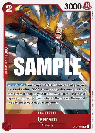 Igaram (OP04-002) - Kingdoms of Intrigue Foil - for just $0.13! 