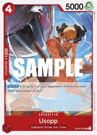Usopp (OP04-003) - Kingdoms of Intrigue - for just $0.08! 
