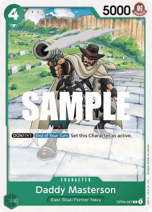 Daddy Masterson (OP04-027) - Kingdoms of Intrigue - for just $0.05! 