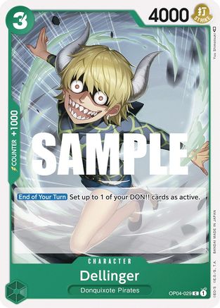 Dellinger (OP04-029) - Kingdoms of Intrigue - for just $0.05! 