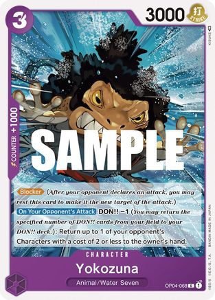Yokozuna (OP04-068) - Kingdoms of Intrigue - for just $0.05! 