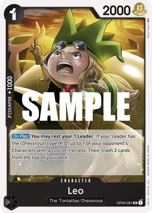 Leo (OP04-091) - Kingdoms of Intrigue - for just $0.05! 