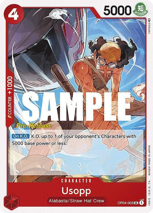 Usopp [Kingdoms of Intrigue Pre-Release Cards] - for just $1.15! 
