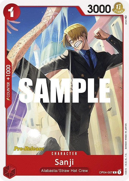 Sanji [Kingdoms of Intrigue Pre-Release Cards] - for just $0.90! 