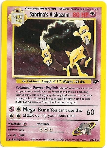 Sabrina's Alakazam (16/132) [Gym Challenge Unlimited] - for just $20.25! 