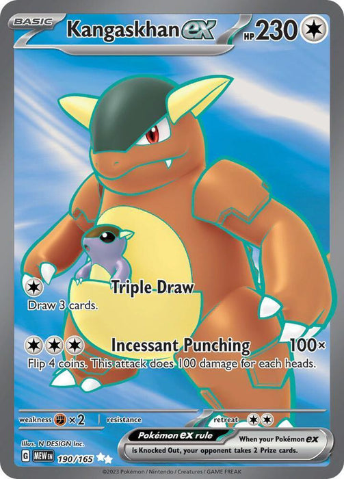 Kangaskhan ex (190/165) [Scarlet & Violet: 151] - for just $2.80! 