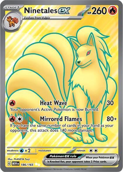 Ninetales ex (186/165) [Scarlet & Violet: 151] - for just $6.70! 
