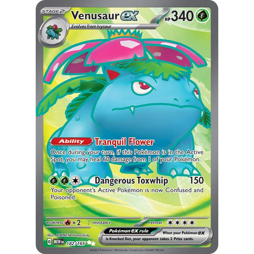 Venusaur ex (182/165) [Scarlet & Violet: 151] - Just $8.15! Shop now at Retro Gaming of Denver