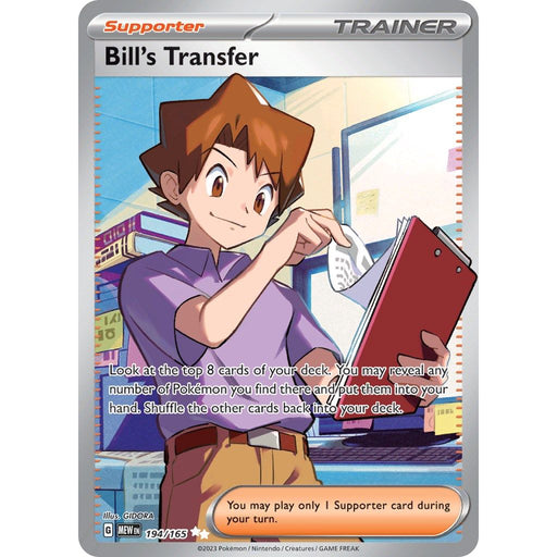 Bill's Transfer (194/165) [Scarlet & Violet: 151] - Just $2.15! Shop now at Retro Gaming of Denver