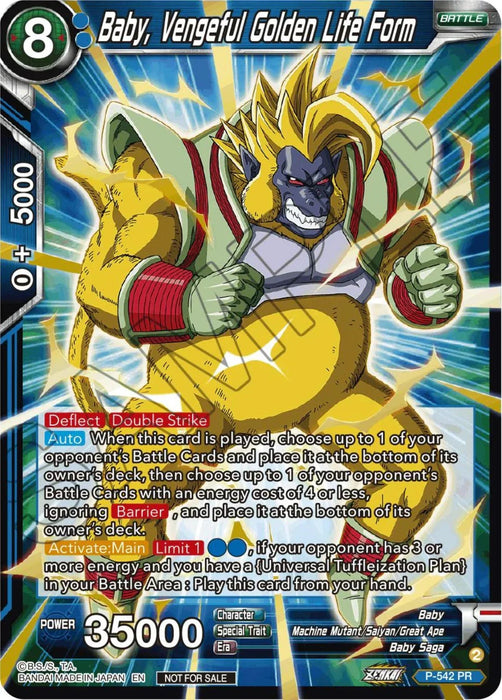 Baby, Vengeful Golden Life Form (Championship Selection Pack 2023 Vol.3) (Gold-Stamped) (P-542) [Tournament Promotion Cards] - for just $0.85! 