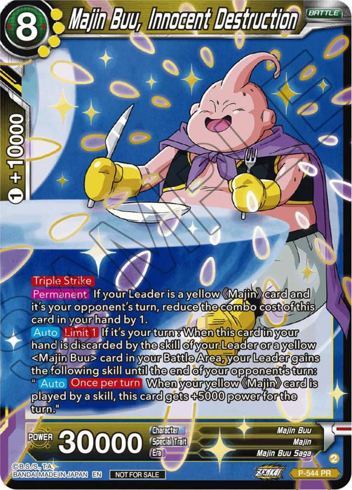 Majin Buu, Innocent Destruction (Championship Selection Pack 2023 Vol.3) (Holo) (P-544) [Tournament Promotion Cards] - for just $0.25! 