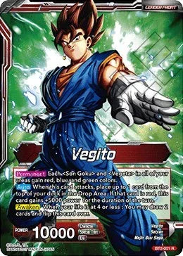 Vegito // Fusion Warrior Super Saiyan Vegito (Championship 2023 Golden Card Vol.3) (BT2-001) [Tournament Promotion Cards] - for just $0.60! 