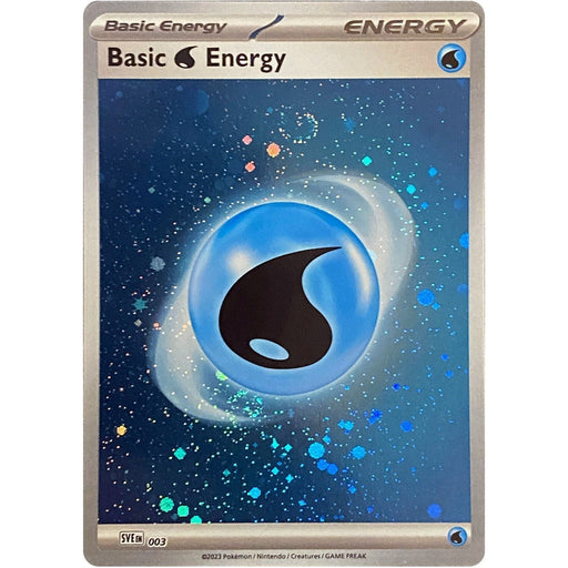 Basic Water Energy (003) (Cosmos Holo) [Scarlet & Violet: Base Set] - Just $0.40! Shop now at Retro Gaming of Denver