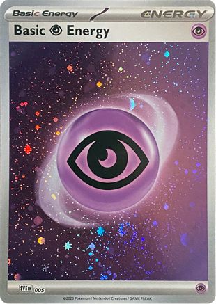 Basic Psychic Energy (Cosmos Holo) 005 - SV01 Scarlet & Violet Base Set Holofoil - for just $0.32! 