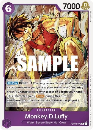 Monkey.D.Luffy (Dash Pack) (OP03-070) - Kingdoms of Intrigue Foil - for just $1.50! 