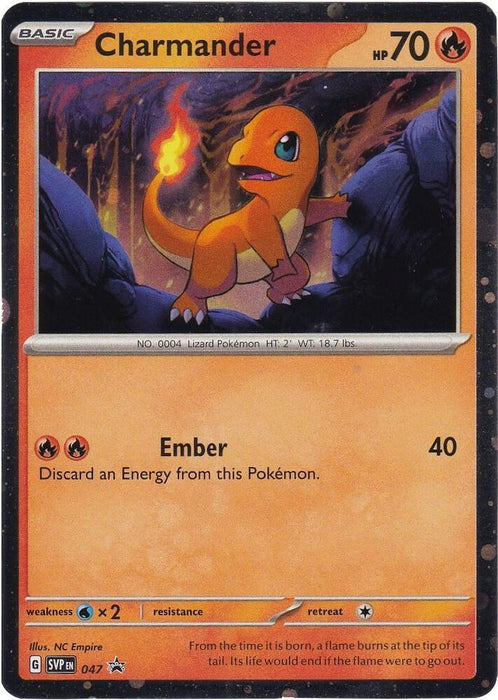 Charmander (047) (Cosmos Holo) [Scarlet & Violet: Black Star Promos] - for just $0.30! 