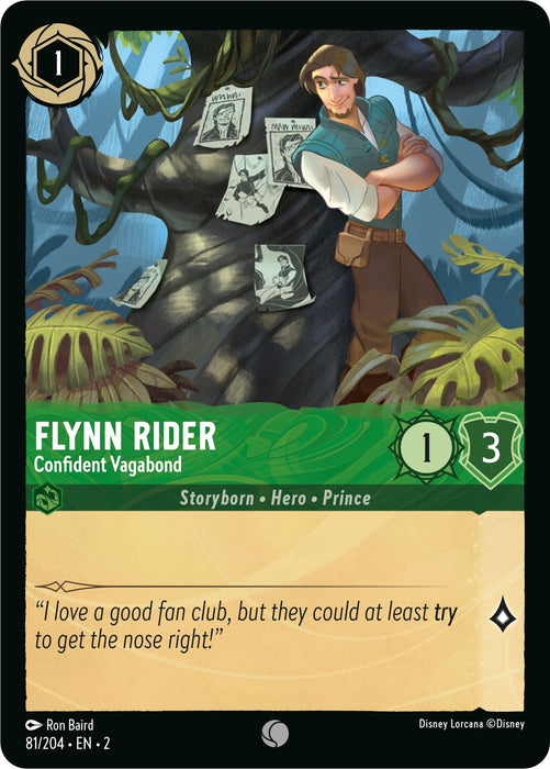 Flynn Rider - Confident Vagabond (81/204) - Rise of the Floodborn - for just $0.03! 