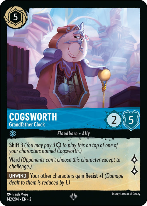 Cogsworth - Grandfather Clock (142/204) - Rise of the Floodborn - for just $0.11! 