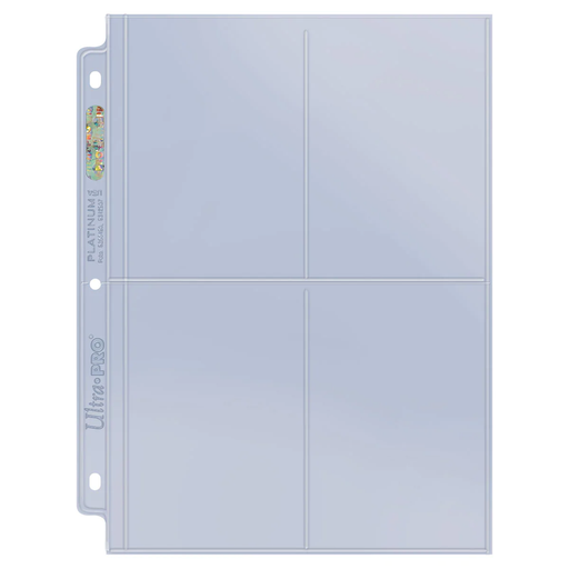 Ultra PRO: Platinum Hologram 4-Pocket Pages - 3-Holes (3.5" x 5" / 100-Pack) - for just $0! 