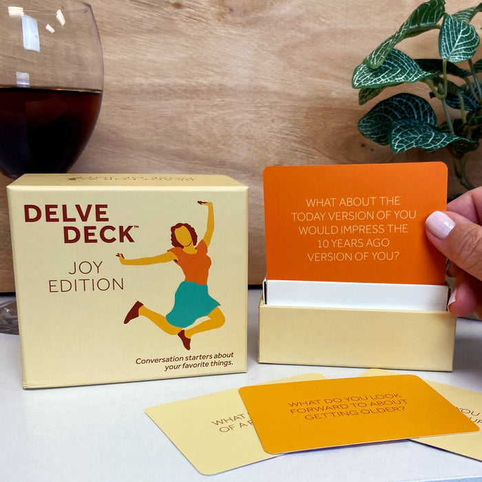 Delve Deck Conversation Cards - Joy Edition - for just $27.99! 