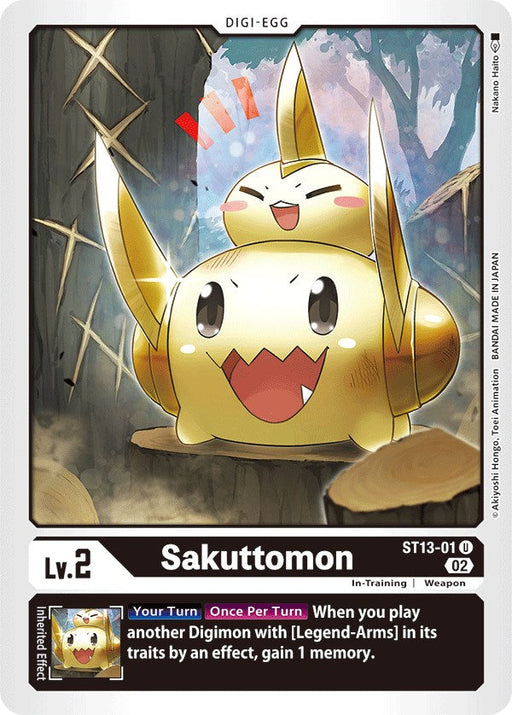 Sakuttomon [ST13-01] [Starter Deck: Ragnaloardmon] - Just $0.09! Shop now at Retro Gaming of Denver