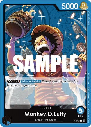 Monkey.D.Luffy (047) (Sealed Battle Kit Vol. 1) (P-047) - One Piece Promotion Cards - for just $29.52! 