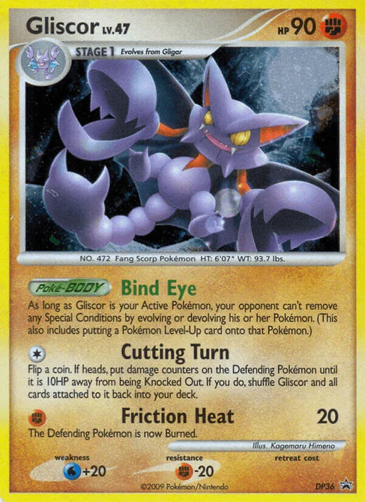 Gliscor (DP36) [Diamond & Pearl: Black Star Promos] - for just $2.05! 