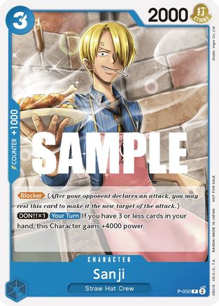 Sanji (Sealed Battle Kit Vol. 1) (P-050) - One Piece Promotion Cards - for just $3.83! 