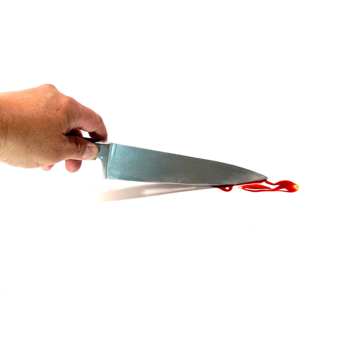 Plastic 13 Inch Chef’s Knife Silver Blade and Black Handle - for just $63! 
