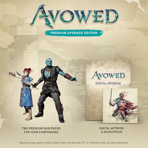 Avowed – Premium Edition SteelBook – Xbox Series X|S and Windows Digital Code (Code in Box) - for just $32.99! 