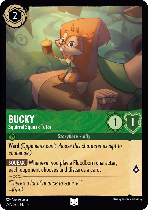 Bucky - Squirrel Squeak Tutor (73/204) - Rise of the Floodborn - for just $0.03! 